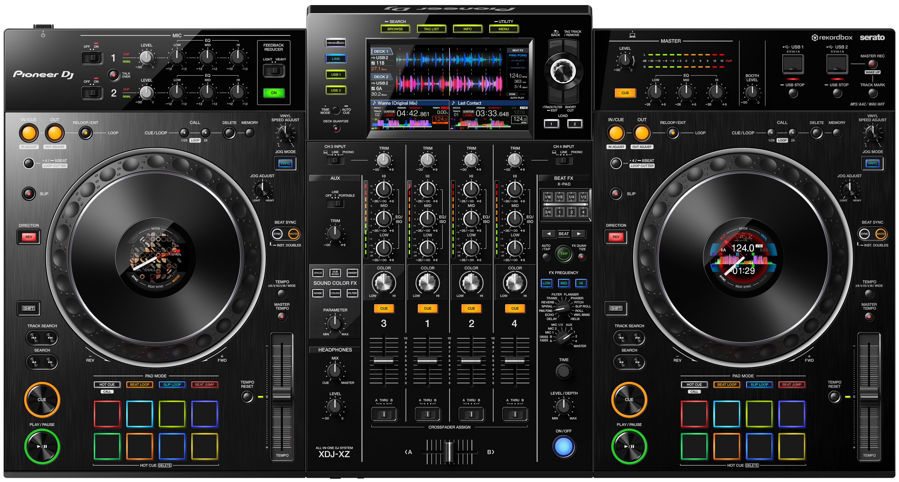 Pioneer DJ - AlphaTheta XDJ-XZ, Professional all-in-one DJ system