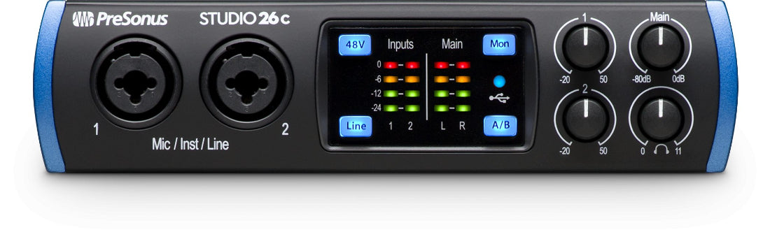 PreSonus STUDIO26c オーディオインターフェース PreSonus Studio 26c