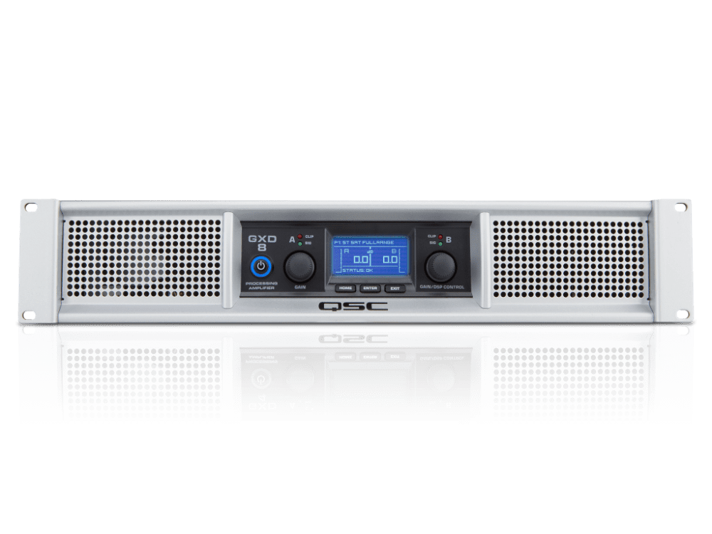 美品 QSC GXD8 ステレオ パワーアンプ GXDシリーズ GXD8-NA QSC GXD8