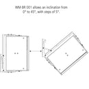 RCF WM-BR 001 Wall Mount Bracket