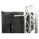 Global Truss DT-TV MT34 BLK, Black VESA TV Truss Mount with Two Narrow Pro Clamps