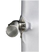 Global Truss GT-TC1.5Z, 4.92 ft (1.5m) White Slip-On Truss Cover with Zippered Slots for F34 Truss