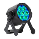 ADJ ElectraPix Par 7, IP65 Par, Battery Powered, 7 x 20 Watt HEX LED Rgbaluv Individual Pixel Control, Backround RGB LEDs, Aria X2 Wireles, 20 Degree Diffusion Filter, L Track System