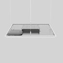 Shure MXA902W-S-USB, Ceiling Array Microphone + Loudspeaker, MXA902W-S and Aniusb