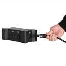 Accu-Cable Power Bone T1ED, Power Distribution Box with 2 x Seetronic IP65 Outdoor Locking Power Input and Thru, 4 x Standard Indoor Edison Output Sockets