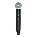 Shure GLXD2+/B58-Z3, Featuring the industry standard Beta 58A vocal microphone, the GLXD2+/B58 Dual Band Handheld Transmitter delivers superior, transparent digital audio