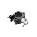 Global Truss COUPLER CLAMP BLK, Heavy Duty 2 in Pro Clamp with Half Coupler, Black, 660 lb Capacity