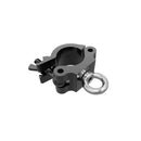 Global Truss EYE CLAMP BLK, Heavy Duty 2 in Pro Clamp with Eyebolt, Black, 440 lb Capacity