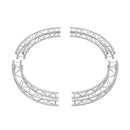 Global Truss SQ-C4-90-KIT, 13.12 ft OD F34 Box Truss Circle Kit, 4 x 90 Degree Arcs