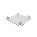 Global Truss SQ-F24 BASE, 9 in End Cap Aluminum Base Plate for F24 Truss