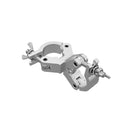 Global Truss X-PROSWIVEL CLAMP SLM12, Extra Heavy Duty Narrow Swivel Clamp with M12 Bolt, 1100 lb Capacity