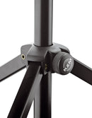 K&M 10065 Music Stand, Black, 3-Piece Folding Design, Traditionally Foldable, Non-Scratching Locking Screws, Height 585-1,220 mm, Steel