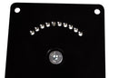 Wall mount plate black