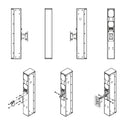 P10 Swivel and Tilt bracket black