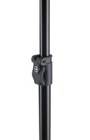 K&M 11930 Orchestra Music Stand Overture, Black, 2-Piece Folding Design, Height 760-1,300 mm, Stackable, Height Adjustment by Using Clamping Lever, Steel