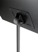 K&M 11930 Orchestra Music Stand Overture, Black, 2-Piece Folding Design, Height 760-1,300 mm, Stackable, Height Adjustment by Using Clamping Lever, Steel