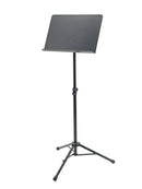 K&M 11960 Orchestra Music Stand, Black, 2-Piece Folding Design, Height 740-1,270 mm, User-Friendly, Quick-Release Lock, Steel