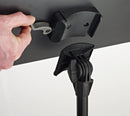 K&M 11960 Orchestra Music Stand, Black, 2-Piece Folding Design, Height 740-1,270 mm, User-Friendly, Quick-Release Lock, Steel