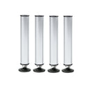 K&M 11993 Feet for Conductor Podium, For Conductor Podium Hight 40 cm, Aluminum