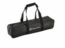 K&M 12120 Orchestra Music Stand, Black, 2-Piece Folding Design, Clamping Lever, Height 545-1,220 mm, Collapsible Music Desk, Nylon Bag Is Included, Steel Stand, Plastic Desk