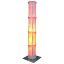 Global Truss DT-TCLM18, 10 ft White Lycra Decorative Truss Column Cover, 18 in Diameter