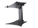 K&M 12190 Laptop Stand, Structured Black, 261 x 304 x 320 mm, Max Load 8 kg, Individually Adjustable Stop Pins, Non-Slip Rubber Pads Are Included, Steel Tube, Aluminum Plates