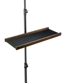 K&M 122a Music and Instrument Tray, Walnut, 390 x 120 mm, With Felt Inner-Lining, Wood