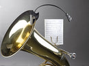 K&M 12241 Music Stand Light LED FlexLight, Black, Batteries Included, Plastic