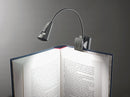 K&M 12242 Music Stand Light 2 LED FlexLight, Black, Batteries Included, Plastic