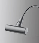 K&M 12264 Music Stand Light T-Model LED FlexLight Rechargeable, Black, Switch Between 2 Levels of Brightness, USB Charging Cable Included, Plastic
