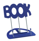 K&M 12440 Uni-Boy Book Stand, Blue, Pack of 12, For Sheet Music, Books, Magazines, Reports Etc., Plastic