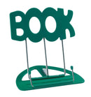 K&M 12440 Uni-Boy Book Stand, Green, Pack of 12, For Sheet Music, Books, Magazines, Reports Etc., Plastic