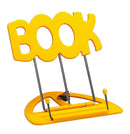 K&M 12440 Uni-Boy Book Stand, Yellow, Pack of 12, For Sheet Music, Books, Magazines, Reports Etc., Plastic