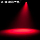 ADJ Vizi Hex Wash7, High Powered Moving Head Wash Fixture, 7 x 15 Watt HEX LED Motorized Zoom, 5-55 Degree, Two Zones, DMX Wireless Wifly DMX PowerCon in and Out