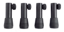 K&M 13493 Chair Leg Extension, Black, Length 40 mm, Steel