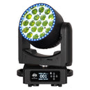 ADJ Vizi Pix Z19, Moving Head Wash Fixture, 19 x 30 Watt Rgbl Full Pixel Control, RGB Background with Full Pixel Control, RGB Outter Ring, Aria X2
