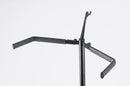 K&M 141 Double Bass Stand, Black, 2-Piece Folding Design, Height 620-1,120 mm, Bow Holder Included, Steel
