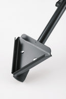 K&M 141 Double Bass Stand, Black, 2-Piece Folding Design, Height 620-1,120 mm, Bow Holder Included, Steel