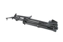 K&M 141/1 Cello Stand, Black, 2-Piece Folding Design, Height 620-1,120 mm, Bow Holder Included, Steel