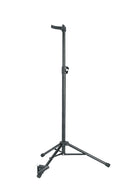 K&M 14160 Stand for Electric Double Bass, Black, 2-Piece Folding Design, Height 920-1,620 mm, Flocked Bow Holder Included, Steel