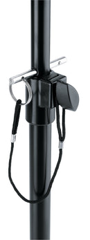 K&M 14950 Tuba Performer Stand, Black, 2-Piece Folding Design, Height 450-800 mm, Max Load 10 kg, Suitable for Playing in an Sitting Position, With Safety Pin, Steel