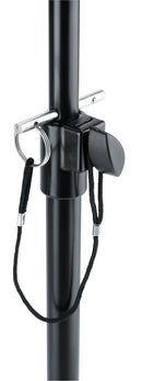 K&M 14951 Tuba Performer Stand Tall, Black, 2-Piece Folding Design, Height 650-1,140 mm, Max Load 10 kg, Suitable for Playing in a Upright Position, With Safety Pin, Steel