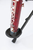 K&M 150/1 Bassoon Stand, Black, 2-Piece Folding Design, Height 700-1,200 mm, Steel