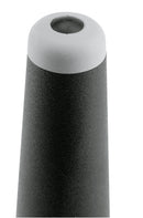K&M 15214 Trumpet Peg, Black, Height 202 mm, Peg Adapter 15281 Included, Rubber-Covered Peg Top, Plastic