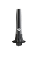 K&M 15294 Soprano Saxophone Peg, Black, Height 243 mm, Incl. Peg Adapter 15281, Plastic