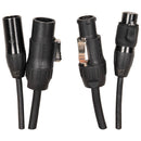 Accu-Cable SPD255, 25 Ft 5 Pin DMX and IP65 Link Cable