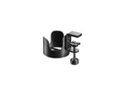 K&M 16019 Drink Holder, Black, Height 80 mm, Steel