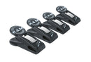 K&M 16060 Sheet Music Clip, Black, Pack of 4, 51 x 50 x 22 mm, Plastic