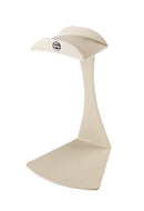 K&M 16075 Headphone Table Stand, Sand Beige, 147 x 145 x 250 mm, Slip-Resistant by Rubber Pads, Steel