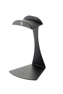 K&M 16075 Headphone Table Stand, Structured Black, 147 x 145 x 250 mm, Slip-Resistant by Rubber Pads, Steel